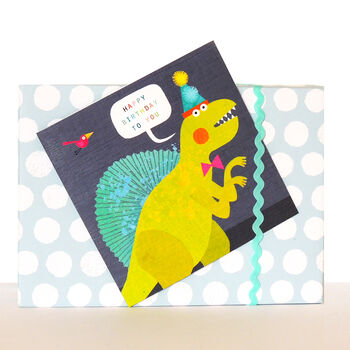 Birthday Dinosaur Card, 3 of 5