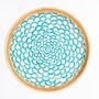 Boho Coastal Rattan Tray – Handmade Eco Friendly Home Decor, thumbnail 2 of 2