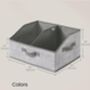 Six Piece Fabric Storage Boxes Wardrobe Bins, thumbnail 2 of 6