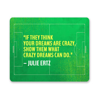 Personalised Football Quote Wall Sign, 2 of 3