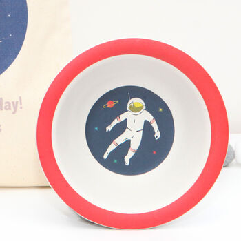 Space Astronaut Dinner Set With Personalised Bag, 4 of 4