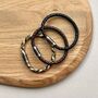 Men's Leather Magnetic Clasp Bracelet, thumbnail 1 of 5