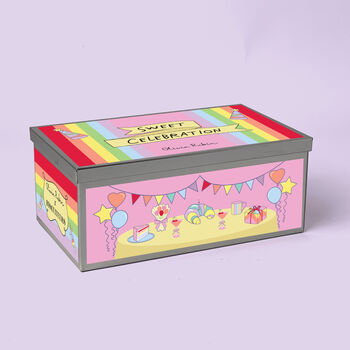 Biscuiteers X Olivia Rubin Sweet Celebration Biscuit Tin, 4 of 4