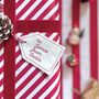 Personalised Gift Tag Reusable For Stockings And Santa Sacks, thumbnail 2 of 9