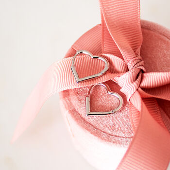 Heart Huggie Earrings, 3 of 4