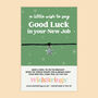 Good Luck In Your New Job Wish String Bracelet – Keepsake Lucky Gift, thumbnail 1 of 3