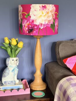 Fuchsia Bloom Floral Lampshade, 3 of 9