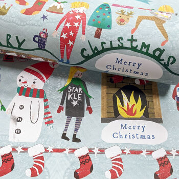 Eco Friendly Merry Christmas Wrapping Paper, 3 of 5