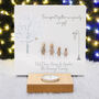 Personalised Pebble Family Christmas T Light Holder, thumbnail 2 of 3