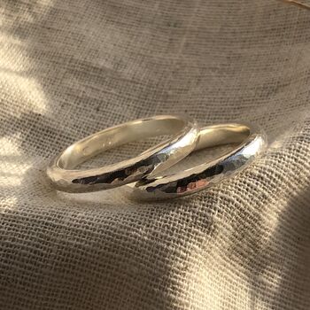 Textured Wedding Band Or Stacking Ring, 4 of 8
