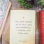 Pride And Prejudice Valentine’s Card – Jane Austen, thumbnail 1 of 3