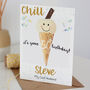 Personalised Ice Cream 50th Birthday Card, thumbnail 2 of 7