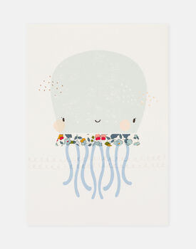 Liberty Octopus Nursery Print, 7 of 12