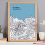 Personalised Durham Print, thumbnail 4 of 9