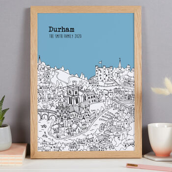 Personalised Durham Print, 4 of 9