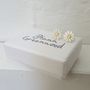 Teeny Daisy Earrings In Solid Silver And 18ct Gold, thumbnail 4 of 6