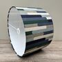 Seattle Blue Retro Style Drum Lampshades, thumbnail 7 of 8