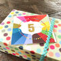 Colourful Cloud 5th Birthday Card, thumbnail 3 of 3