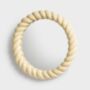 Braid Style Cream Mirror, thumbnail 3 of 4