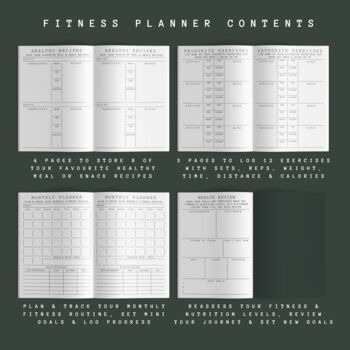 Fitness Planner | Workout And Health Journal, 2 of 7