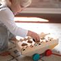 Wooden Alligator Shape Sorter And Pull Toy, thumbnail 1 of 5