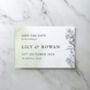 Dreamy Luxury Trifold Wedding Invitations, thumbnail 2 of 5