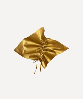 Eloisa Mustard Cotton Napkins With Pleating Channels Set Of Two, 4 of 5