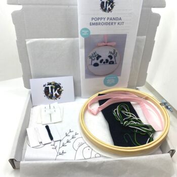 Panda Embroidery Kit For Crafty Kids, 4 of 9
