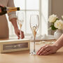 50th Birthday Champagne Flute – Elegant Gift In Presentation Box, thumbnail 1 of 7