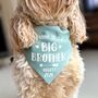 Big Sister Pregnancy Announcement Dog Bandana, thumbnail 2 of 8