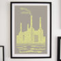 Battersea Power Station Citography Skyline Print, thumbnail 7 of 8