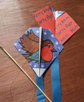 Personalisable Xmas Flyer Indoor Kite For Festive Fun, 7 of 12