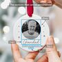 Personalised Grandad Memorial Photo Ornament Ceramic, thumbnail 2 of 7