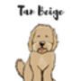 Cockapoo Personalised Dog Name And Personality Print, thumbnail 3 of 9