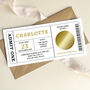 Personalised Concert Ticket Scratch And Reveal, thumbnail 4 of 7