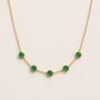 Emerald Station Necklace, thumbnail 1 of 7