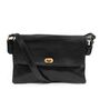 Multi Compartment Womens Leather Handbag Shoulder Bag Black, thumbnail 4 of 5