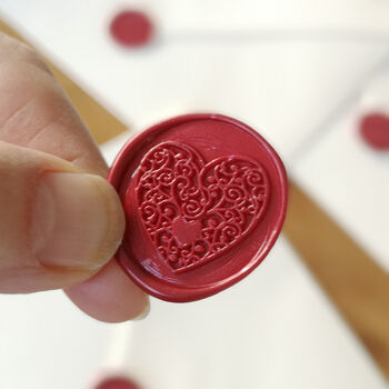 Red Heart Wax Seal Self Adhesive, 7 of 7