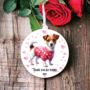 Personalised Jack Russell Dog Love Decoration, thumbnail 1 of 2