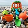 Personalised Wheat Straw Plastic Beach Buggy Set, thumbnail 3 of 4