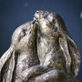 Rabbits Hugging Ornament, thumbnail 4 of 5