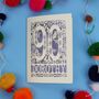 Personalised 90th Birthday Card Papercut Woodland Design, thumbnail 3 of 10
