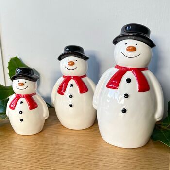 Christmas Ceramic Snowman Family, 7 of 7