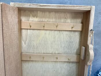 Wooden Key Box Holder Heart Desig Housewarming Gift, 4 of 9