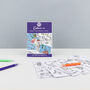 Colour In A6 Card Book World Map, thumbnail 4 of 4