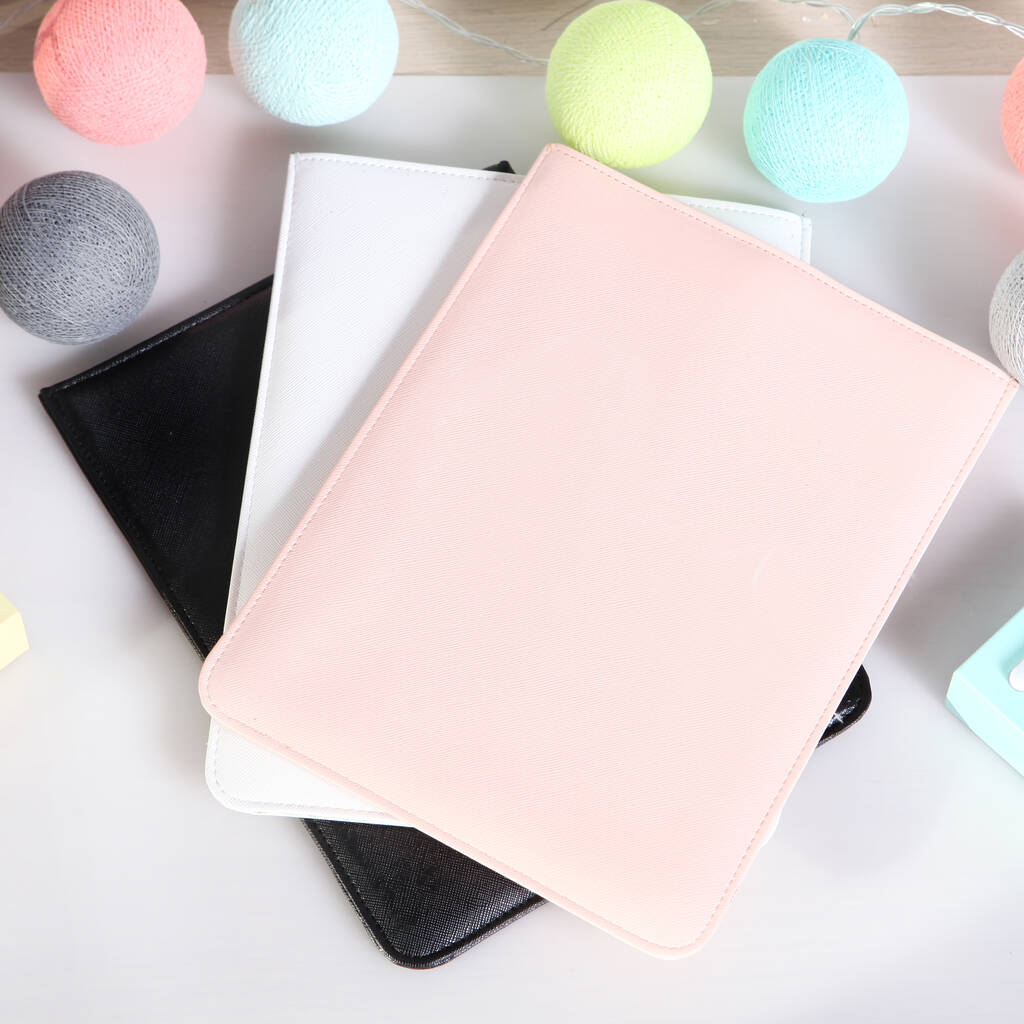 Personalised iPad , Tablet Sleeve, Three Colours By red berry apple