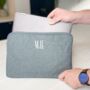 Personalised Laptop Case With Tall Initials, thumbnail 1 of 2