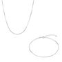Sterling Silver Small Beaded Bracelet And Necklace Set, thumbnail 6 of 12