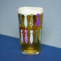 Tie Father's Day Printed Pint Glass, thumbnail 1 of 6