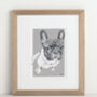 Personalised Pet Dog Lover Portrait, thumbnail 4 of 12